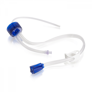Rinse and insufflation system for olympus